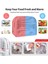 4FOOD015 Tarzı Gıda Baskı Öğle Yemeği Çantası Yeni Kanvas Soğutucu Kutu Çanta Moda Öğle Yemeği Çantaları Kamp Seyahat Çanta Okul Gıda Yalıtımlı Akşam Yemeği Çantası (Yurt Dışından) 2