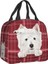 No.4 Stili 22X20X13CM West Highland Beyaz Terrier Pençe Baskı Desen Yalıtımlı Yemek Çantası Westie Köpek Termal Soğutucu Gıda Yemek Kabı Çocuklar Okul (Yurt Dışından) 1