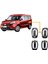 Fiat Doblo Krom Kapı Kolu 4 Kapı 8 Parça (4 Kapı Set) 2010 Üzeri 1