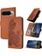 Kart Yuvası Standı ile Google Pixel 9 Pro Için Kılıf Flip Folio Kitap Kickstand (Yurt Dışından) 1