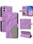 Samsung Galaxy A05 Kickstand Koruyucu Kart Yuvası Standı Pu (Yurt Dışından) 1