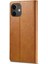 Tutucu Kart Yuvaları ile iphone 12 Mini Için Kılıf Cüzdan Buzağı Doku Flip (Yurt Dışından) 4