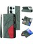 Kart Yuvası Standı Fermuar Cüzdan Tarzı ile Oppo Oppo 8 Pro 5g Için Kılıf (Yurt Dışından) 1