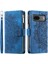 Kırmızı Dikey Çizgili Mikrofiber Astar Pu ile Google Pixel 7 Pro Için Kılıf (Yurt Dışından) 1