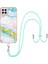 Samsung Galaxy A22 4g Mermer Crossbody Kordon Askısı Anti-Scratch Için Kılıf (Yurt Dışından) 1