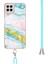 Samsung Galaxy A22 4g Mermer Crossbody Kordon Askısı Anti-Scratch Için Kılıf (Yurt Dışından) 2
