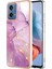 Motorola Moto G34 Koruma Için Kılıf Ince Tpu Mermer Desen Yumuşak Tampon (Yurt Dışından) 1