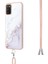 Samsung Galaxy A02S Tampon Mermer Anti-Scratch Yumuşak Crossbody Için Kılıf (Yurt Dışından) 3