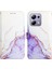 Xiaomi Redmi Için Not 13 Pro 4g Cüzdan Kickstand Pu Deri Mermer (Yurt Dışından) 1