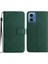 Motorola Moto G34 5g Için Flip Case El Kayışı Elmas Kabartmalı Cüzdan ile (Yurt Dışından) 1
