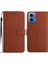 Motorola Moto G34 5g Için Flip Case El Kayışı Elmas Kabartmalı Cüzdan ile (Yurt Dışından) 1