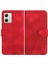 Motorola Moto G54 5g Manyetik Kart Tutucu Geometrik Desen Pu (Yurt Dışından) 1