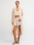60227 Kimono Kol Ajurlu Triko Hırka-Natural 1