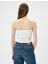 Straplez Üst Kat Detaylı Ribanalı Slim Fit 4