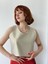 Crop Basic Atlet Bluz Kadın Gold 3