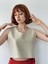 Crop Basic Atlet Bluz Kadın Gold 4