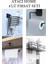 Yapışkanlı Kancalı Banyo Rafı Şampuanlık Fön Makinesi Askısı Wc Tuvalet Kağıtlık Havluluk 4 Lü Set 1