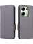 Xiaomi Redmi Için Not 13 4g Manyetik Yan Toka Kart Yuvaları Tutucu Pu (Yurt Dışından) 4