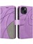 IPhone 15 Artı Kickstand Koruyucu Pu Deri Flip Folio Kılıf (Yurt Dışından) 1