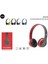 SW44 Bluetooth Katlanabilir Kulaklık - Gri/kırmızı 3