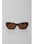 Leopar Mat UV400 Filtre Kadın Güneş Gözlüğü 615259 1