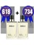Parfüm 618 Erkek Oriental 50 Ml + 734 Erkek Oriental 50 Ml Edp 2