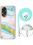 Oppo A58 4g Mermer Tampon Anti-Çizik Yumuşak Crossbody Kordon Için Kılıf (Yurt Dışından) 5