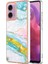 Motorola Moto G24 4G/G04 4g Ince Tpu Mermer Desen Koruma (Yurt Dışından) 1