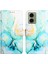 Motorola Moto G24 4G/G04 4g Pu Deri Kickstand Cüzdan Mermer Için Kılıf (Yurt Dışından) 1