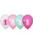 1 Yaş Fırst Bırthday Stars Gırl Baskılı Balon 10'lu 1