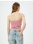 Straplez Üst Kat Detaylı Ribanalı Slim Fit 4
