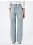 Uzun Düz Paça Kot Pantolon Cepli - Nora Longer Straight Jeans 4