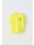 Updated Simplicity Yazılı Desen Tasarım Baskılı Sarı Çocuk T-Shirt 1