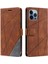 IPhone 15 Için Kılıf Pro Kart Tutucu Kickstand Pu Deri Darbeye Cüzdan (Yurt Dışından) 1