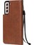 Samsung Galaxy S21 Yüksek Kaliteli Deri Klasik Düz Renk Için Flip Case (Yurt Dışından) 3