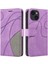 IPhone 15 Artı Kickstand Koruyucu Pu Deri Flip Folio Kılıf (Yurt Dışından) 1