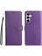 Kart Yuvası ile Samsung Galaxy A35 5g Klasik Düz Renk Için Flip Case (Yurt Dışından) 5
