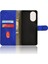 Oppo Realme C67 4g Deri Kart Sahibi ile Folio Flip Case Için Kılıf (Yurt Dışından) 4