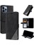 IPhone 13 Için Kılıf Pro Max Manyetik Pu Deri Cüzdan Flip Folio Kart (Yurt Dışından) 1