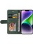 IPhone 15 Artı Kickstand Koruyucu Pu Deri Flip Folio Kılıf (Yurt Dışından) 4