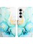 Samsung Galaxy A35 5g Pu Deri Mermer Desen Kickstand Cüzdan (Yurt Dışından) 1