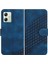 Motorola Moto G54 5g Manyetik Kart Tutucu Geometrik Desen Pu (Yurt Dışından) 1
