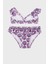 Chacha Desenli Uv Korumalı Çabuk Kuruyan Bikini Kız Çocuk Bikini SB2414000109 2