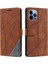 IPhone 14 Için Kılıf Pro Max Kart Tutucu Kickstand Darbeye Cüzdan Flip Pu (Yurt Dışından) 1