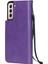 Samsung Galaxy S21 Yüksek Kaliteli Deri Klasik Düz Renk Için Flip Case (Yurt Dışından) 5