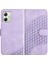 Motorola Moto G54 5g Manyetik Kart Tutucu Geometrik Desen Pu (Yurt Dışından) 1