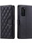 Huawei P40 Pro Flip Folio Cüzdan Için Telefon Kılıfı El Kayışı Kart Yuvaları (Yurt Dışından) 1