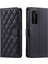 Huawei P40 Pro Flip Folio Cüzdan Için Telefon Kılıfı El Kayışı Kart Yuvaları (Yurt Dışından) 5
