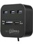 3 Port 2.0 USB Çoklayıcı ve Kart Okuyucu Concord C-847 2