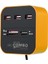3 Port 2.0 USB Çoklayıcı ve Kart Okuyucu Concord C-847 3